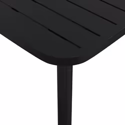 vidaXL Garden Table Outdoor Table Patio Dining Coffee Table Anthracite Steel - 50 x 50 x 71 cm - Additional view 4