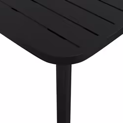 vidaXL Garden Table Outdoor Table Patio Dining Coffee Table Anthracite Steel - 80 x 80 x 71 cm - Additional view 4