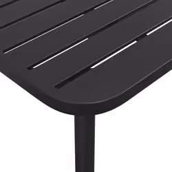 vidaXL Garden Table Outdoor Table Patio Dining Coffee Table Anthracite Steel - 200 x 100 x 71 cm - Additional view 5