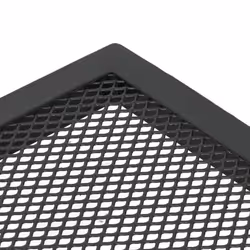 vidaXL Folding Garden Table Outdoor Folding Table Patio Anthracite Steel Mesh - 110 x 80 x 72 cm - Additional view 7
