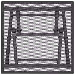 vidaXL Folding Garden Table Outdoor Folding Table Patio Anthracite Steel Mesh - 38 x 38 x 38 cm - Additional view 4