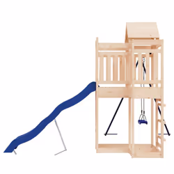 vidaXL Outdoor Playset Playhouse Play Tower Garden Playground Set Solid Wood - solid pinewood - Additional view 5