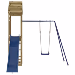 vidaXL Outdoor Playset Playhouse Play Tower Playground Set Solid Wood Douglas - solid impregnated pinewood - Additional view 4