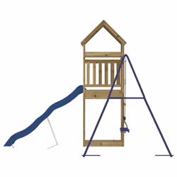 vidaXL Outdoor Playset Playhouse Play Tower Playground Set Solid Wood Douglas - solid impregnated pinewood - Additional view 5