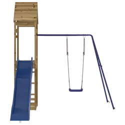 vidaXL Outdoor Playset Garden Playhouse Play Tower Set Impregnated Wood Pine - solid impregnated pinewood - Additional view 4