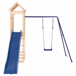 vidaXL Outdoor Playset Garden Playhouse Play Tower Set Impregnated Wood Pine - solid pinewood - Additional view 2