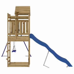 vidaXL Outdoor Playset Garden Playhouse Play Tower Set Impregnated Wood Pine - solid impregnated pinewood - Additional view 5