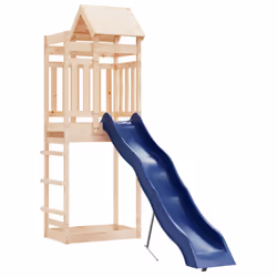 vidaXL Outdoor Playset Garden Playhouse Play Tower Set Impregnated Wood Pine - solid pinewood - Additional view 2
