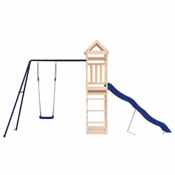 vidaXL Outdoor Playset Playhouse Play Tower Playground Set Solid Wood Douglas - solid pinewood - Additional view 3