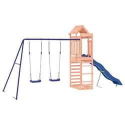 vidaXL Outdoor Playset Garden Playhouse Playground Set Impregnated Wood Pine - solid douglas wood