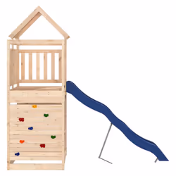 vidaXL Outdoor Playset Playhouse Play Tower Playground Set Solid Wood Douglas - solid pinewood - Additional view 4