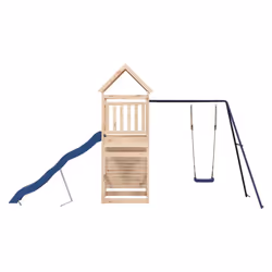 vidaXL Outdoor Playset Garden Playhouse Play Tower Set Impregnated Wood Pine - solid pinewood - Additional view 5