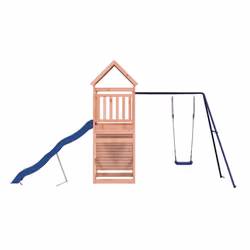 vidaXL Outdoor Playset Garden Playhouse Play Tower Set Impregnated Wood Pine - solid douglas wood - Additional view 5