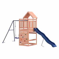 vidaXL Outdoor Playset Garden Playhouse Play Tower Set Impregnated Wood Pine - solid douglas wood - Additional view 6