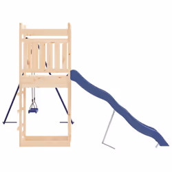 vidaXL Outdoor Playset Playhouse Play Tower Playground Set Solid Wood Pine - solid pinewood - Additional view 4