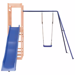 vidaXL Outdoor Playset Playhouse Play Tower Playground Set Solid Wood Pine - solid douglas wood
