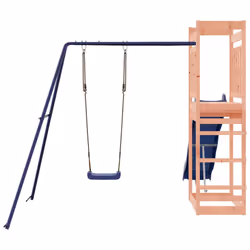 vidaXL Outdoor Playset Playhouse Play Tower Playground Set Solid Wood Pine - solid douglas wood - Additional view 6