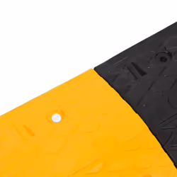 vidaXL Speed Hump 3 pcs Yellow&Black 97x32.5x4 cm Rubber - Additional view 4