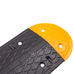 vidaXL Speed Hump Yellow and Black Rubber Signage Calming Bump Multi Sizes - 323 x 32.5 x 4 cm - Additional view 5