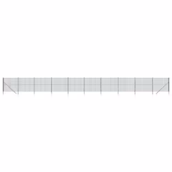vidaXL Wire Mesh Fence Chain Link Fence Panel Green Galvanised Steel 1.4x10 m - green, 2 x 25 m
