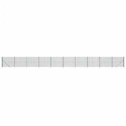 vidaXL Wire Mesh Fence Outdoor Garden Wire Fencing Mesh with Spike Anchors - green, 2.2 x 25 m