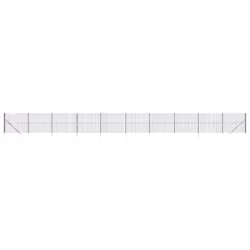 vidaXL Wire Mesh Fence Outdoor Garden Wire Fencing Mesh with Spike Anchors - green, 1.8 x 25 m