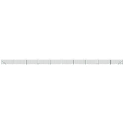 vidaXL Wire Mesh Fence Garden Wire Fencing Mesh with Flange Anthracite 2x25 m - green, 0.8 x 25 m