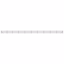 vidaXL Wire Mesh Fence Garden Wire Fencing Mesh Outdoor Fence with flange - green, 1 x 25 m