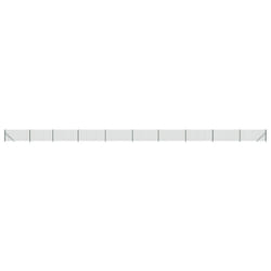 vidaXL Wire Mesh Fence Garden Wire Fencing Mesh Outdoor Fence with flange - green, 1 x 25 m