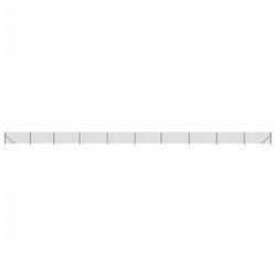 vidaXL Wire Mesh Fence Garden Wire Fencing Mesh Outdoor Fence with flange - green, 1.1 x 25 m