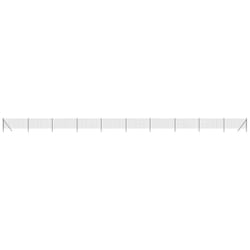 vidaXL Wire Mesh Fence Chain Link Fence Panel Green Galvanised Steel 0.8x10 m - anthracite, 1.1 x 25 m