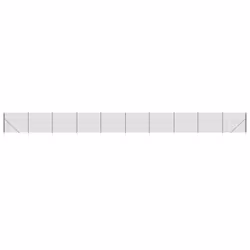 vidaXL Wire Mesh Fence Outdoor Garden Wire Fencing Mesh with Spike Anchors - anthracite, 1.8 x 25 m