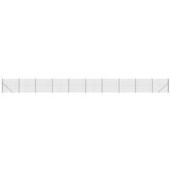 vidaXL Wire Mesh Fence Outdoor Garden Wire Fencing Mesh with Spike Anchors - anthracite, 1.4 x 25 m