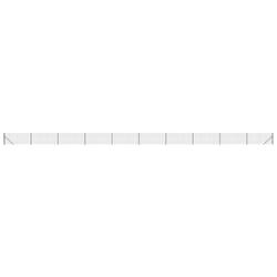 vidaXL Wire Mesh Fence Garden Wire Fencing Mesh Outdoor Fence with flange - anthracite, 0.8 x 25 m
