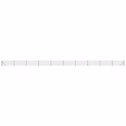 vidaXL Wire Mesh Fence Garden Wire Fencing Mesh Outdoor Fence with flange - anthracite, 1 x 25 m
