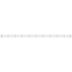 vidaXL Wire Mesh Fence Garden Wire Fencing Mesh Outdoor Fence with flange - anthracite, 1 x 25 m