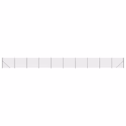 vidaXL Wire Mesh Fence Garden Wire Fencing Mesh Outdoor Fence with flange - anthracite, 1.8 x 25 m