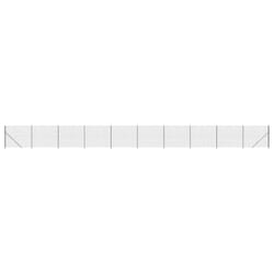 vidaXL Wire Mesh Fence Garden Wire Fencing Mesh Outdoor Fence with flange - anthracite, 1.8 x 25 m