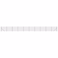 vidaXL Wire Mesh Fence Garden Wire Fencing Mesh Outdoor Fence with flange - anthracite, 2 x 25 m