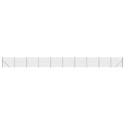 vidaXL Wire Mesh Fence Garden Wire Fencing Mesh Outdoor Fence with flange - anthracite, 2.2 x 25 m