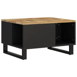 vidaXL Coffee Table Side Table Accent Table Sofa Tea Table Solid Wood Mango - light brown, 60x50x35 cm