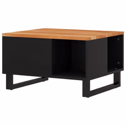 vidaXL Coffee Table Side Table Accent Table Sofa Tea Table Solid Wood Mango - brown, 60x50x35 cm - Additional view 4