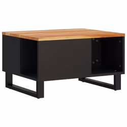 vidaXL Coffee Table Side Table Accent Table Sofa Tea Table Solid Wood Mango - brown, 60x50x35 cm - Additional view 8