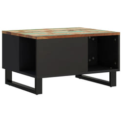 vidaXL Coffee Table Side Table Accent Table Sofa Tea Table Solid Wood Mango - multicolour, 60x50x35 cm