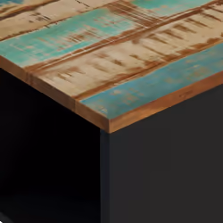 vidaXL Coffee Table Side Table Accent Table Sofa Tea Table Solid Wood Mango - multicolour, 60x50x35 cm - Additional view 5