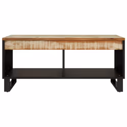 vidaXL Coffee Table Side Table Accent Table Sofa Tea Table Solid Wood Mango - multicolour, 90x50x40 cm