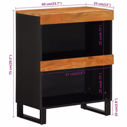 VidaXL 352886 nightstand/bedside table - Additional view 8