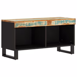vidaXL TV Cabinet TV Stand Unit Entertainment Centre Solid Wood Reclaimed - multicolour