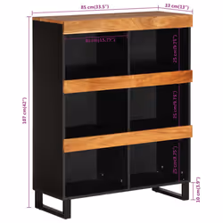 VidaXL 352902 nightstand/bedside table - Additional view 8