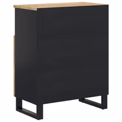 vidaXL Sideboard Side Cabinet with 2 Doors Cupboard Highboard Solid Wood Mango - light brown - Additional view 4
